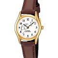 Casio Casio Collection LTP-1094Q-7B9R  LTP-1094Q-7B9R кварцевые женские часы  белый циферблат, браслет кожаный — вид спереди